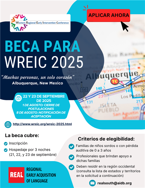 Spanish version of WREIC 2025 Scholarship Flyer